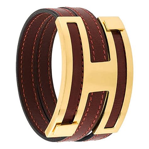 hh hermes hook leather bracelet|Hermes leather bracelets.